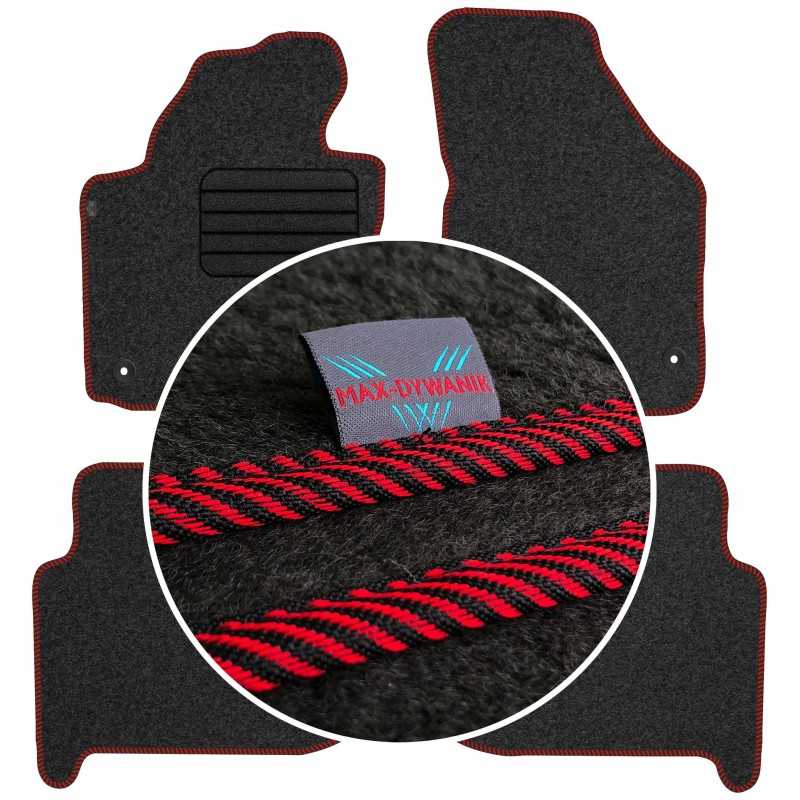 Volkswagen Touran I FL 5os 2010-2015 Veliūriniai kilimėliai MAX-DYWANIK