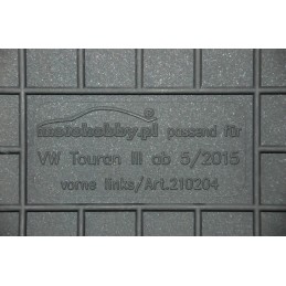 Volkswagen Touran II 2015- Guminiai kilimėliai MOTOHOBBY 210204
