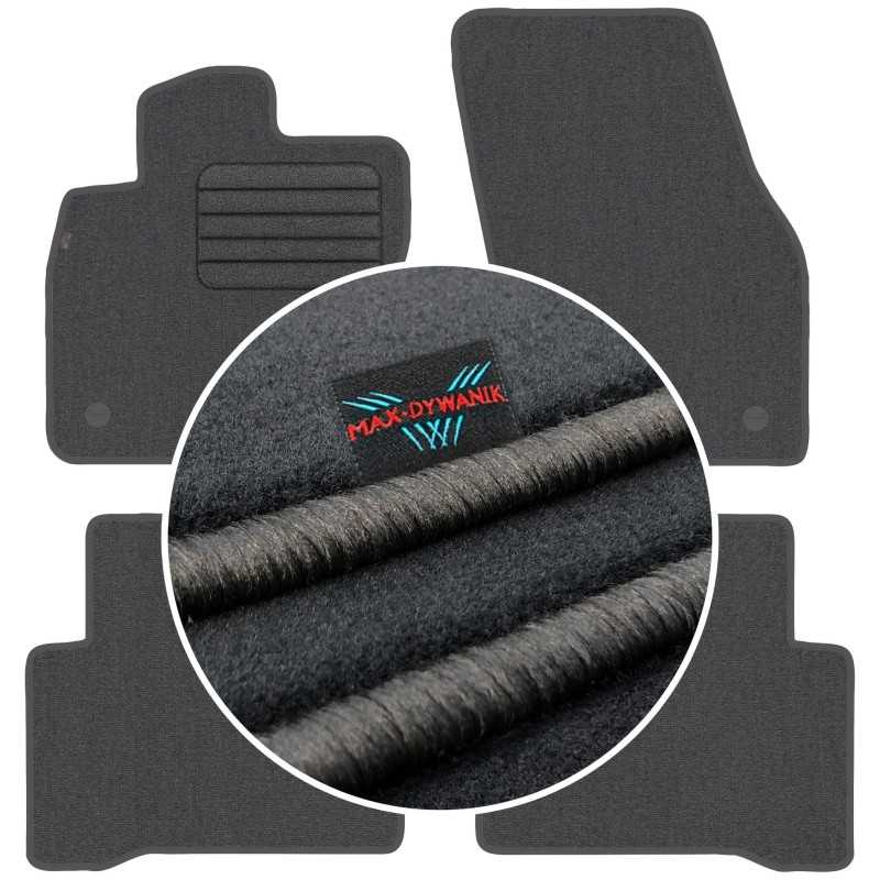 Volkswagen Touran II 5 vietų 2015- Veliūriniai kilimėliai MAX-DYWANIK