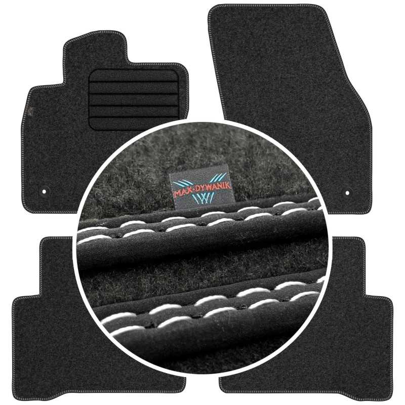 Volkswagen Touran II 5 vietų 2015- Veliūriniai kilimėliai MAX-DYWANIK