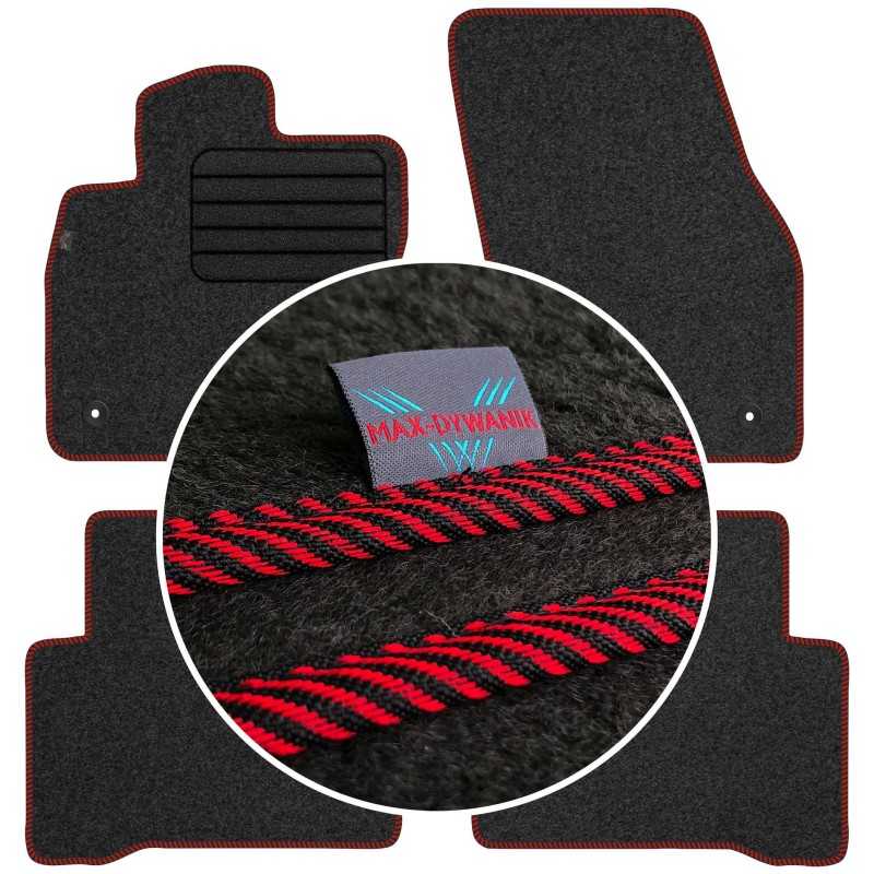 Volkswagen Touran II 5 vietų 2015- Veliūriniai kilimėliai MAX-DYWANIK