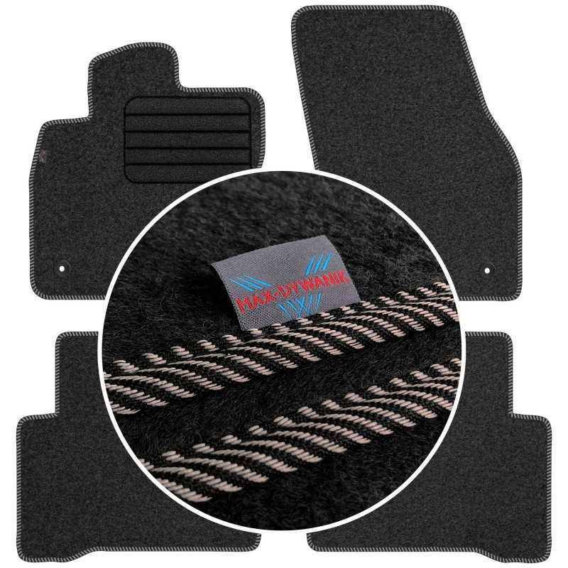 Volkswagen Touran II 5 vietų 2015- Veliūriniai kilimėliai MAX-DYWANIK