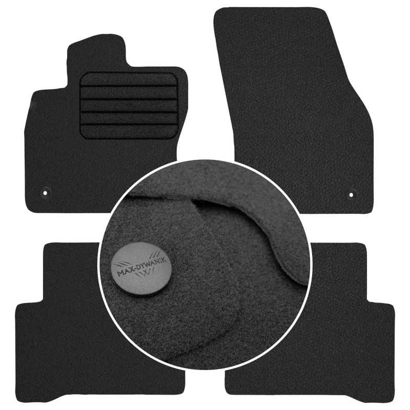 Volkswagen Touran II 5 vietų 2015- Veliūriniai kilimėliai MAX-DYWANIK