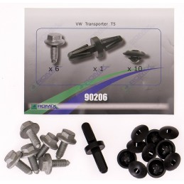 Volkswagen Transporter T5 2003-2015 Variklio dangtelio laikikliai ROMIX 90206