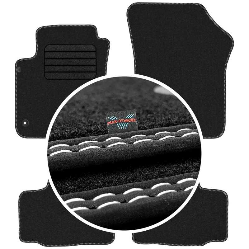 Volkswagen Up 2012-2020 Veliūriniai kilimėliai MAX-DYWANIK