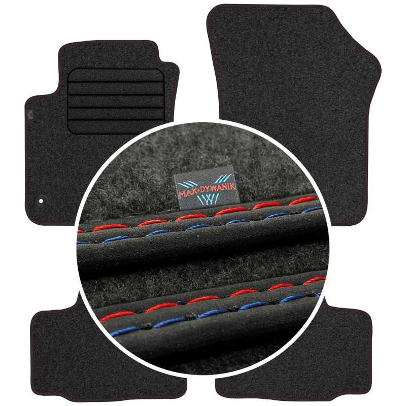Volkswagen Up 2012-2020 Veliūriniai kilimėliai MAX-DYWANIK