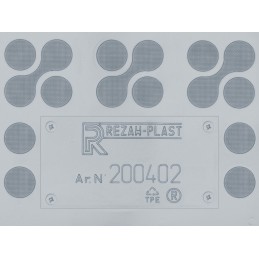 Volvo S60 I 2000-2009 m. Guminiai kilimėliai REZAW GREY 200402/S