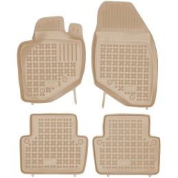 Volvo S80 I 1998-2006 m. Guminiai kilimėliai REZAW BEIGE 200403/B