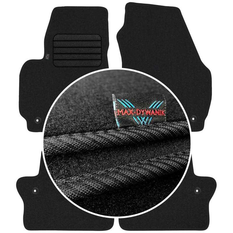 Volvo S80 II 2006-2016 Veliūriniai kilimėliai MAX-DYWANIK