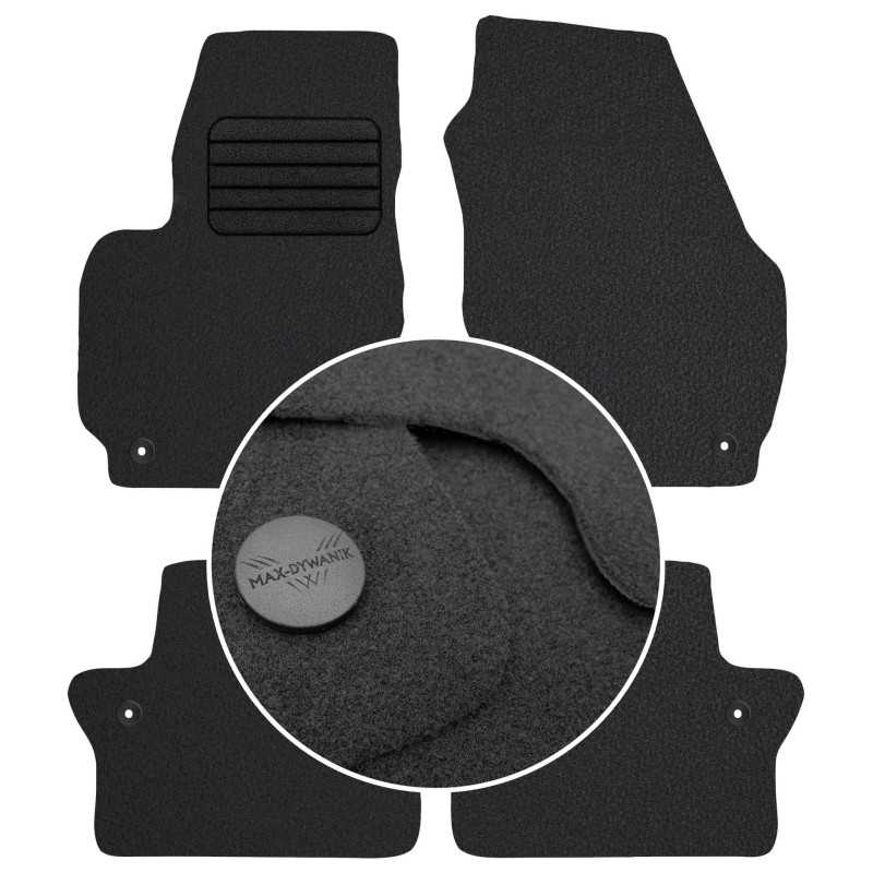 Volvo S80 II 2006-2016 Veliūriniai kilimėliai MAX-DYWANIK