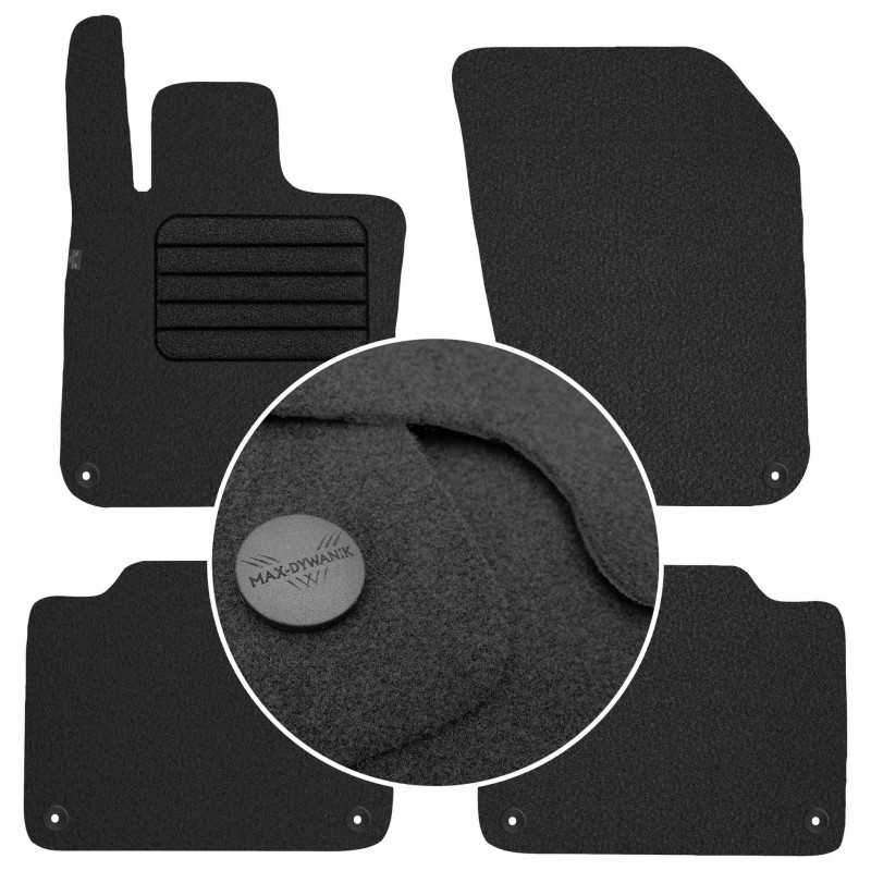 Volvo S90 2016- MAX-DYWANIK veliūriniai kilimėliai