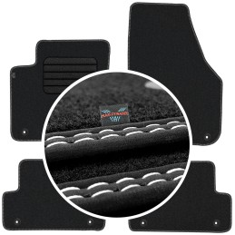 Volvo V40 2012-2019 Veliūriniai kilimėliai MAX-DYWANIK