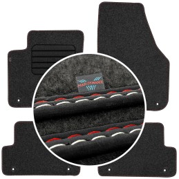 Volvo V40 2012-2019 Veliūriniai kilimėliai MAX-DYWANIK