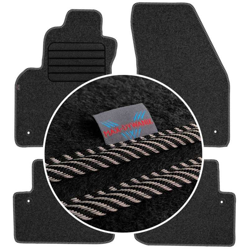 Volvo V50 2004-2012 Veliūriniai kilimėliai MAX-DYWANIK