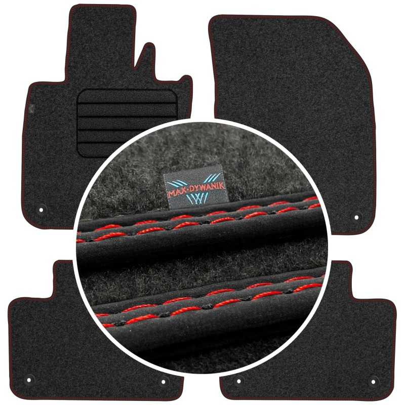 Volvo V60 II 2018- MAX-DYWANIK veliūriniai kilimėliai