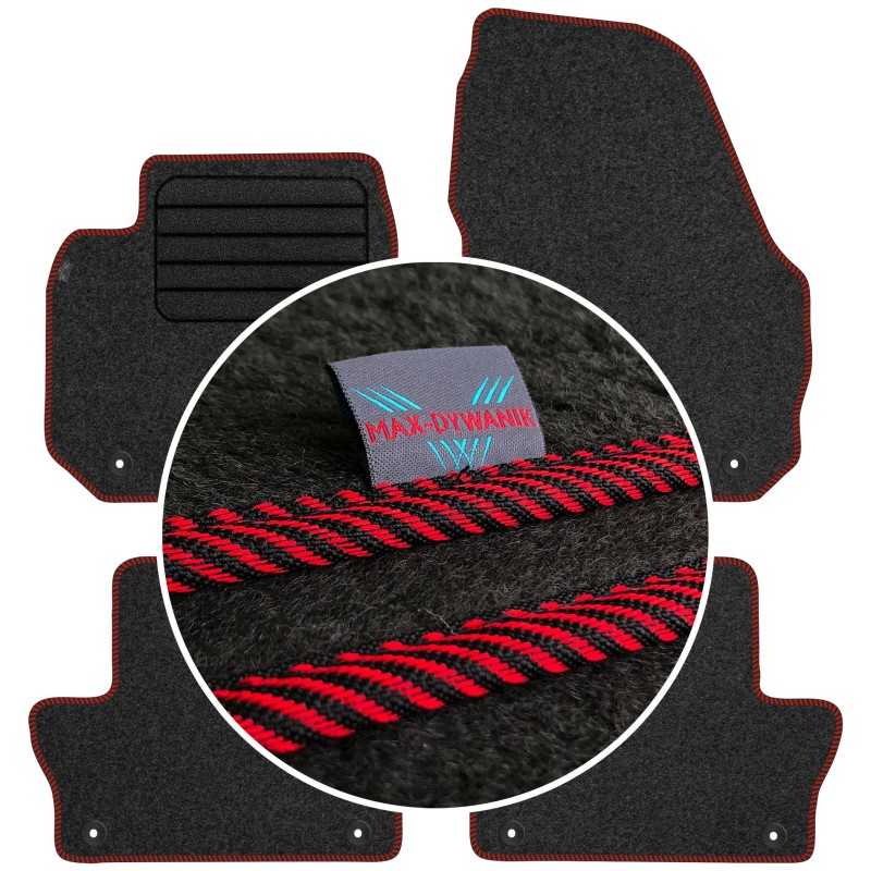 Volvo XC60 I 2008-2017 Veliūriniai kilimėliai MAX-DYWANIK