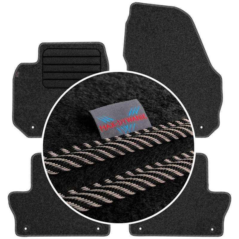 Volvo XC60 I 2008-2017 Veliūriniai kilimėliai MAX-DYWANIK