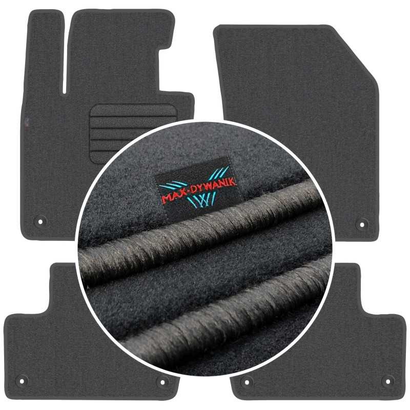 Volvo XC60 II 2017- Veliūriniai kilimėliai MAX-DYWANIK