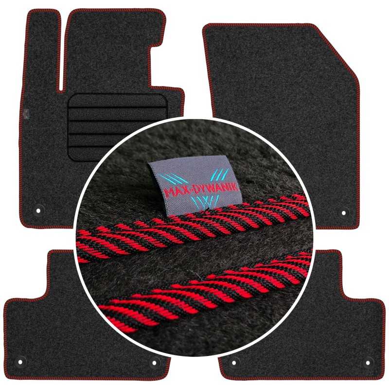 Volvo XC60 II 2017- Veliūriniai kilimėliai MAX-DYWANIK