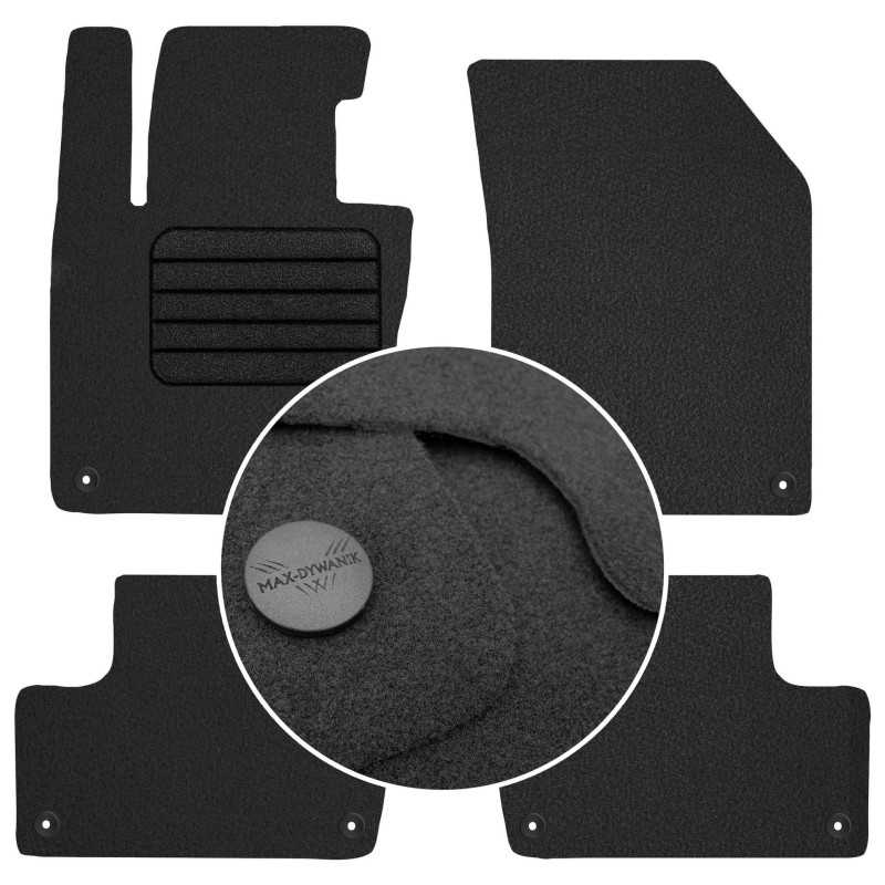 Volvo XC60 II 2017- Veliūriniai kilimėliai MAX-DYWANIK