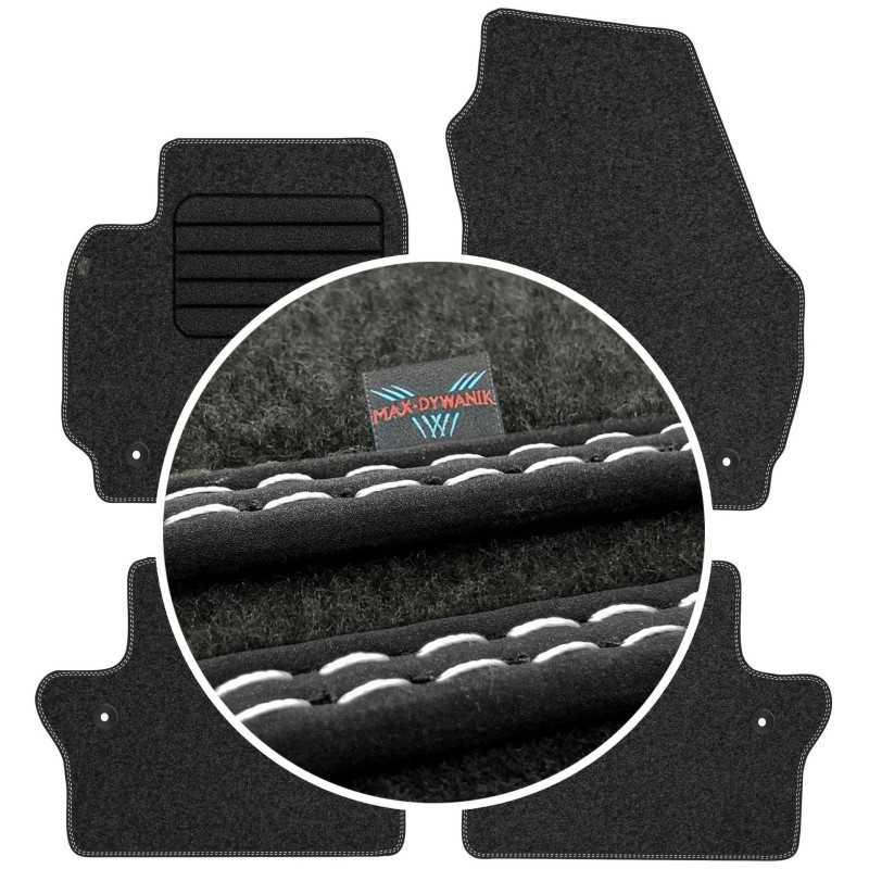Volvo XC70 II 2007-2016 Veliūriniai kilimėliai MAX-DYWANIK