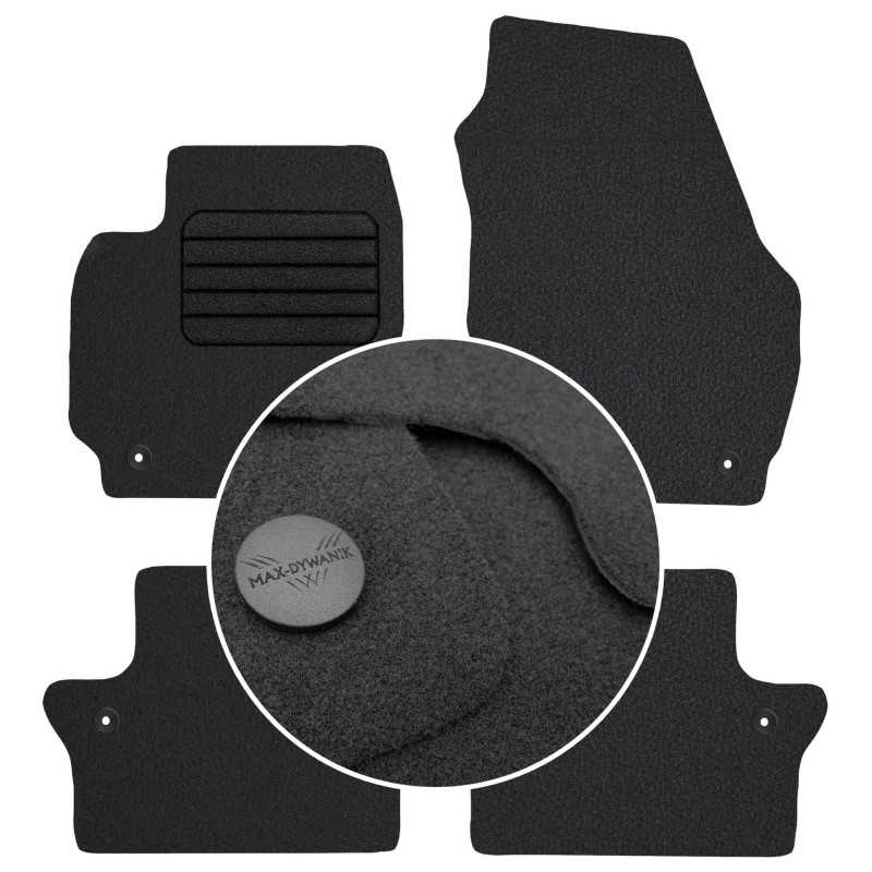 Volvo XC70 II 2007-2016 Veliūriniai kilimėliai MAX-DYWANIK