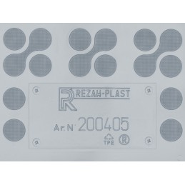 Volvo XC90 I 2002-2014 m. guminiai kilimėliai REZAW GREY 200405/S