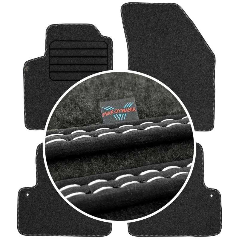 Volvo XC90 I 5 vietų 2003-2014 Veliūriniai kilimėliai MAX-DYWANIK