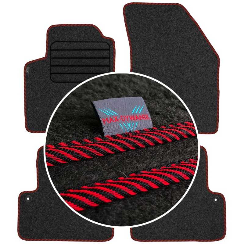Volvo XC90 I 5 vietų 2003-2014 Veliūriniai kilimėliai MAX-DYWANIK