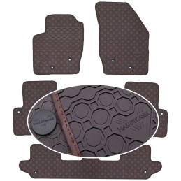 Volvo XC90 I 7 vietų 2003-2014 m. guminiai kilimėliai PRIME-LINER MAX-MAT