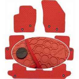 Volvo XC90 I 7 vietų 2003-2014 m. guminiai kilimėliai PRIME-LINER MAX-MAT