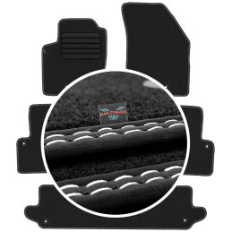 Volvo XC90 I 7 vietų 2003-2014 Veliūriniai kilimėliai MAX-DYWANIK