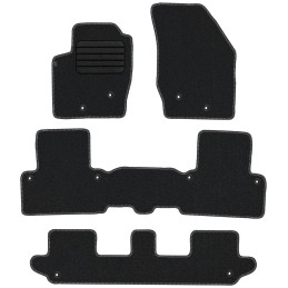 Volvo XC90 I 7 vietų 2003-2014 Veliūriniai kilimėliai MAX-DYWANIK