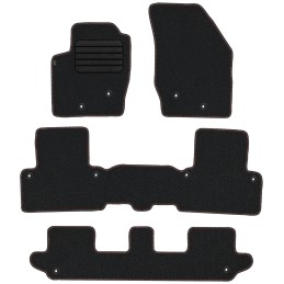 Volvo XC90 I 7 vietų 2003-2014 Veliūriniai kilimėliai MAX-DYWANIK