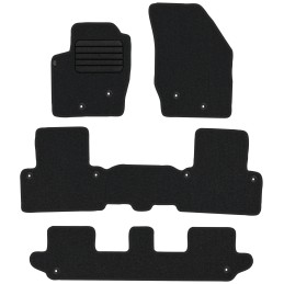 Volvo XC90 I 7 vietų 2003-2014 Veliūriniai kilimėliai MAX-DYWANIK