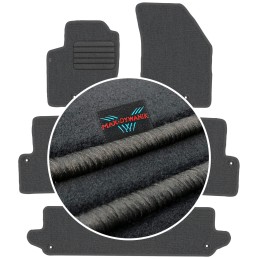 Volvo XC90 I 7 vietų 2003-2014 Veliūriniai kilimėliai MAX-DYWANIK