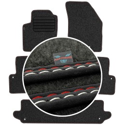 Volvo XC90 I 7 vietų 2003-2014 Veliūriniai kilimėliai MAX-DYWANIK