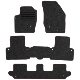 Volvo XC90 I 7 vietų 2003-2014 Veliūriniai kilimėliai MAX-DYWANIK