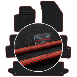 Volvo XC90 I 7 vietų 2003-2014 Veliūriniai kilimėliai MAX-DYWANIK