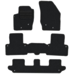 Volvo XC90 I 7 vietų 2003-2014 Veliūriniai kilimėliai MAX-DYWANIK