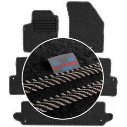 Volvo XC90 I 7 vietų 2003-2014 Veliūriniai kilimėliai MAX-DYWANIK