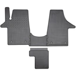VW T5 VAN 2003-2015 / VW T6 VAN 2015-2024 (Transporteris / Caravella / Multivan / 2-vietis) Guminiai kilimėliai RIGUM 905755