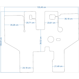 Zetor 16145 traktoriaus kilimėliai 48425