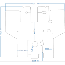 Zetor 8011 traktoriaus kilimėliai 48432