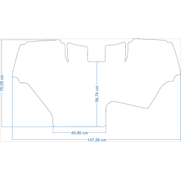 Zetor Forterra traktoriaus kilimėliai 48427