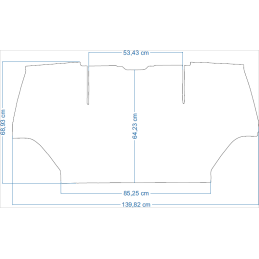 Zetor Super Turbo 1997-2004 Traktoriaus kilimėliai 48027