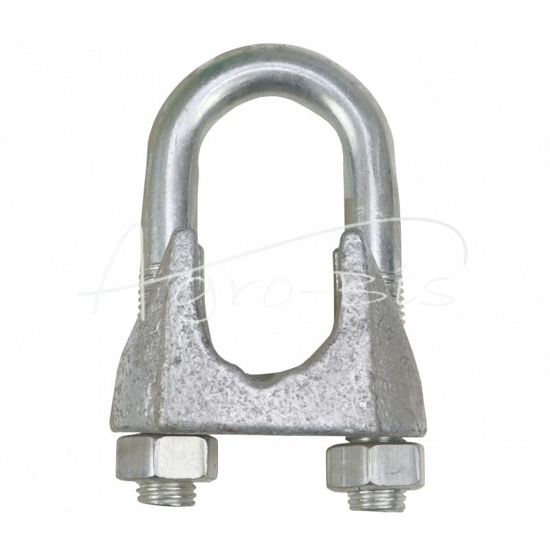 Plieninės virvės spaustukas 34 mm - ZLS-34