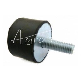 Guminis-metalinis bamperis 40x27 vienas M10 varžtas - W40X27/1