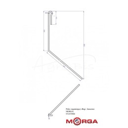 Ilgas grėbimo pirštas Amazone 952459, dažytas milteliniu būdu MORGA - 9524590M