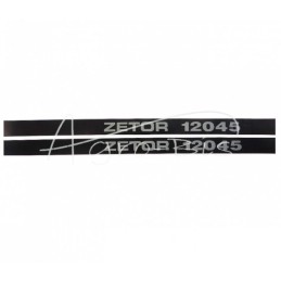 Ženklų rinkinys - emblemos Zetor 12045 - Z12045